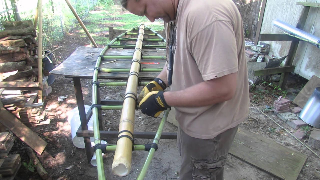 My Bamboo Canoe Project part 1 - YouTube