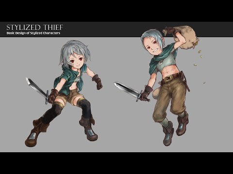 fantasy thief concept art