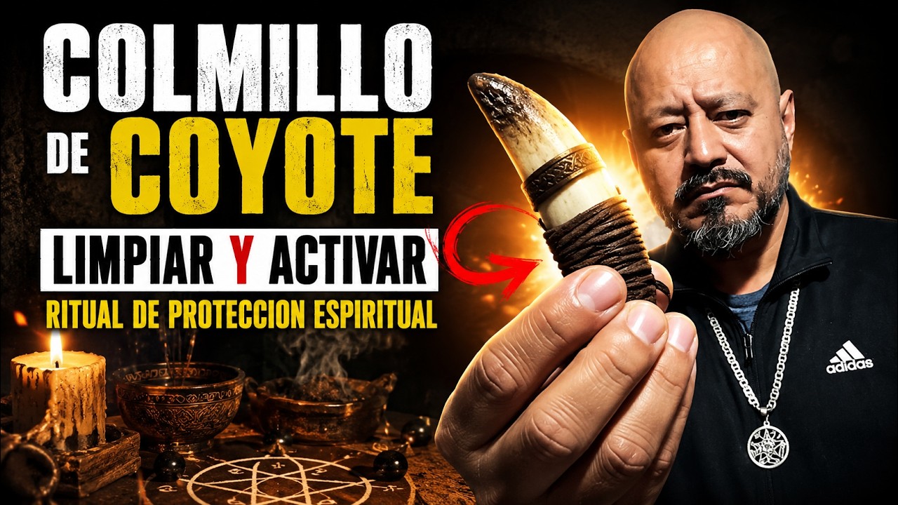 Como LIMPIAR y ACTIVAR el COLMILLO DE COYOTE - AMULETO de PROTECCIÓN