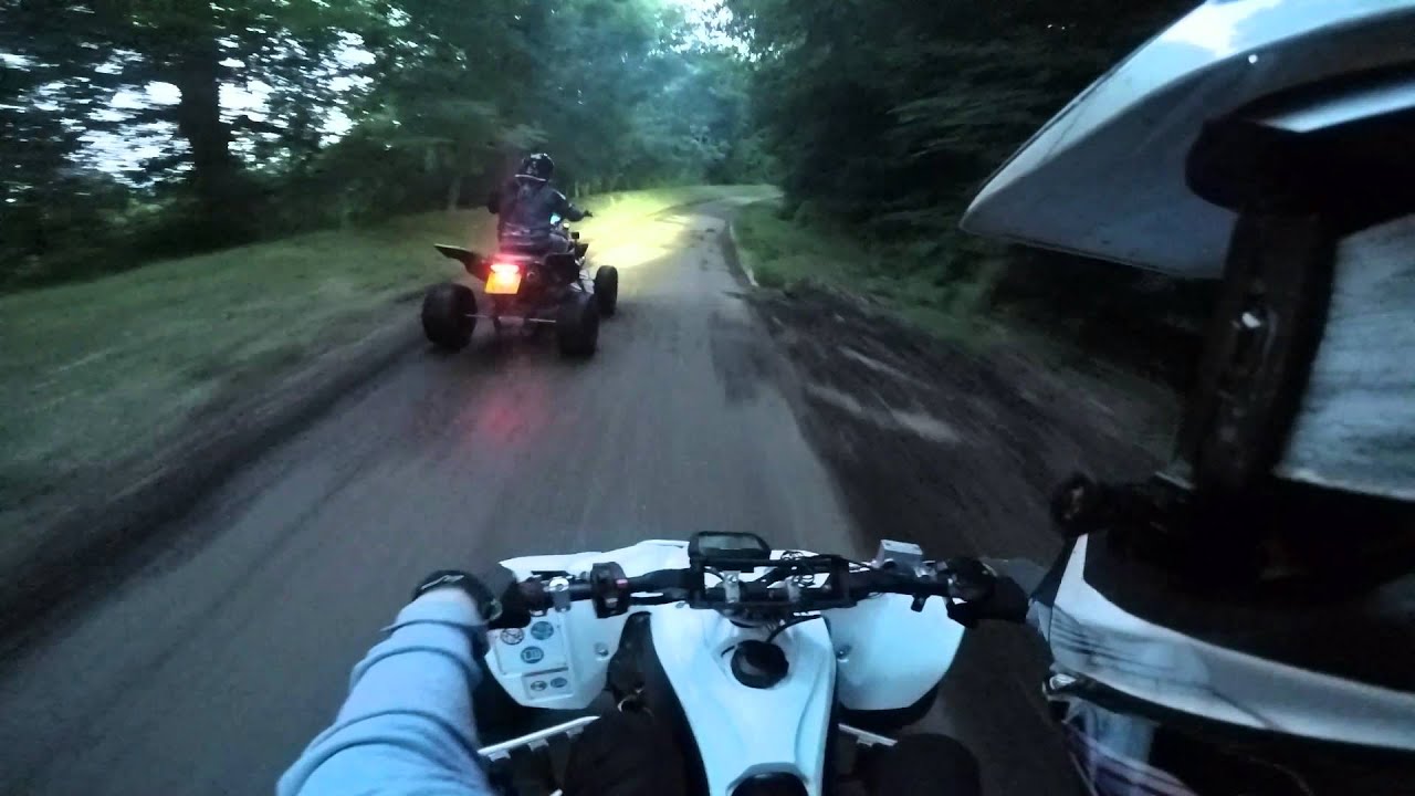 134 - Night Riding Road Legal Quad Bike Yamaha Yfz450R+ Raptor 700R England Uk