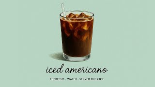 Iced Americano. 아이스 아메리카노