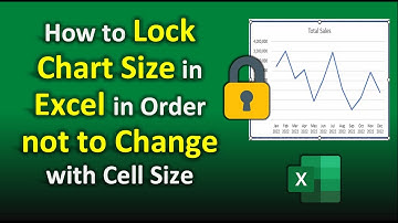 How to Lock 🔒 Chart or Graph Size  in Excel in Order not to Move with Cell Size | Excel Trick