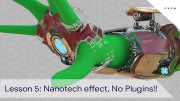 Nano tech Effect in 3ds Max - NO PLUGINS! [ Ironman VFX ] Part 5