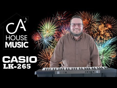 Casio LK-265 Keyboard | Light Up Your Keys and RAVE
