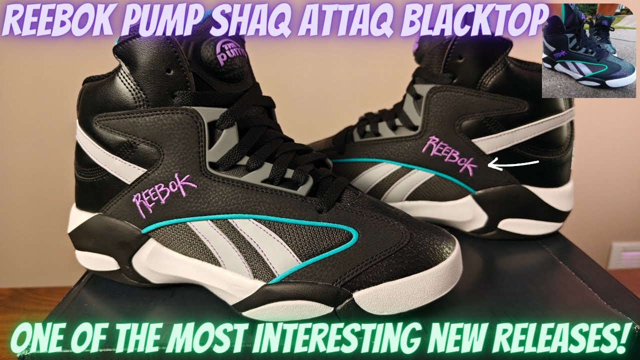 Reebok Pump Shaq Attach Blacktop - Excellent New Take On The Shaq Attaq ...