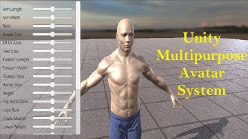 Unity Multipurpose Avatar (Free character creation)