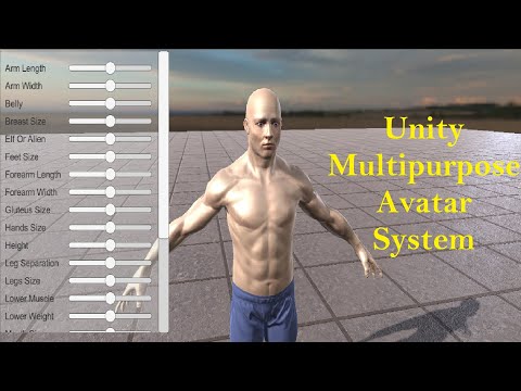 Unity Multipurpose Avatar (Free character creation)