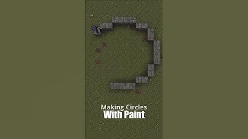 BEST Way to Make Circular Builds in Minecraft! #minecraft #minecraftbuilding #minecraftguide