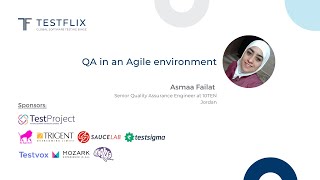 Qa In An Agile Environment By Asmaa Refat Abu Al Failat Testflix 2020
