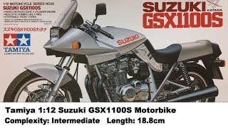 Tamiya 1:12 Suzuki GSX1100S Kit Review