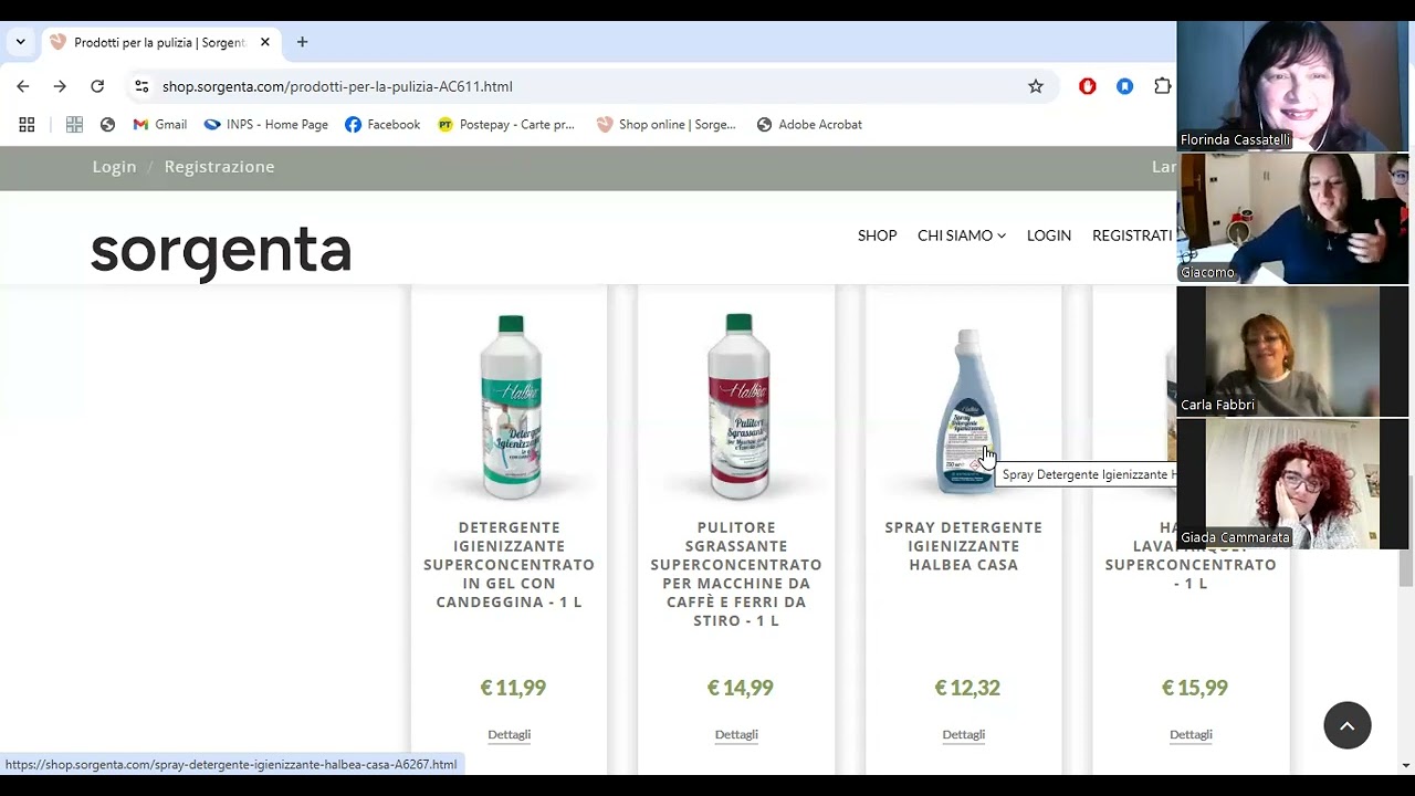 PRESENTAZIONE LINEA DETERGENZA CASA PROFESSIONALE SORGENTA