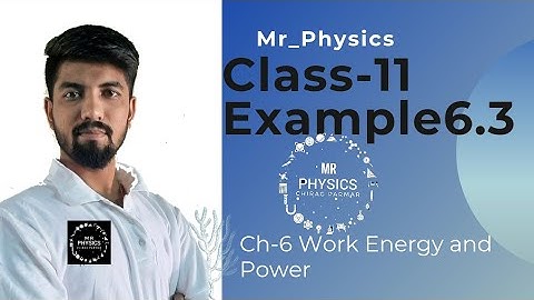 CLASS-11 (CHAPTER-6)(EXAMPLE-6.3)