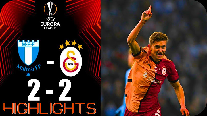 Elias Jelert Golü | Malmö-Galatasaray 2-2 Maç Özeti | UEFA Avrupa Ligi 2024-25