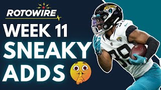 Sneaky Adds- Fantasy Football Waiver Wire Week 11