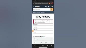 How to Create a Baby Registry Account on Amazon