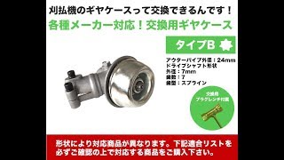 刈払機の交換部品 ギヤケースの紹介動画 平城商事 Youtube 刈払機の交換部品 ギヤケースの紹介動画 平城商事 Youtube