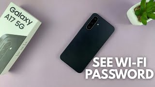 Samsung Galaxy A17 5G: How To See Wi-Fi Password screenshot 5