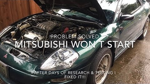 FIXED IT!!!  Mitsubishi no start issue, Found problem and fixed at no cost