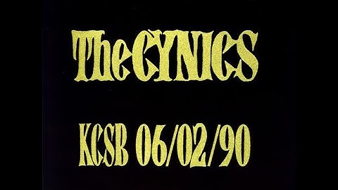 Cynics -  I Want Love Live at KCSB