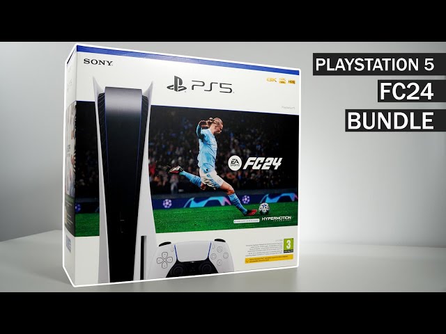 Unboxing PlayStation 5 Console - EA SPORTS FC 24 Bundle with Gameplay 