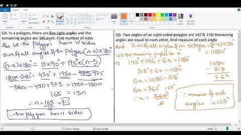 Class 9 Rectilinear Figures Ex 14A (part 2 of 2)
