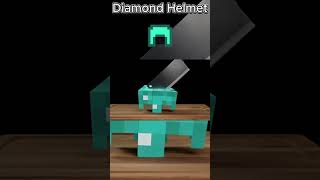 Cutting DIAMOND PICKAXE blocks in Minecraft in ultra-realistic 8K.
