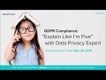 GDPR Compliance: “Explain Like I’m Five” with Data Privacy Expert