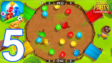 Stickman Party 1234 MiniGames - Gameplay Walkthrough Part 5 - Quick Game (iOS, Android)