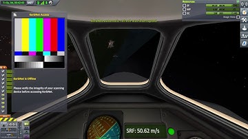 KSP B-6 Crash on Landing, successful use of ejection system