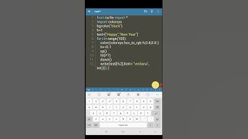 Happy NewYear Python turtle  graphics  New year magic movement