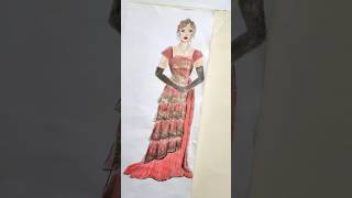 Titanic Rose outfit #titanic #art #celebrityfashion#sketch #trending #hollywood #fashionillustration