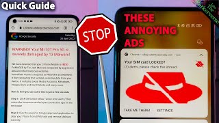 Remove These Annoying Pop-up Ads on android - How to stop & remove notification Ads - 2022 Guide screenshot 3