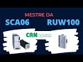 SCA06 Mestre da RUW100 na rede CANopen