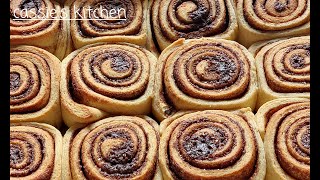 HOW TO MAKE CINNAMON ROLLS WITH CONDENSED MILK  LEMON FROSTING.