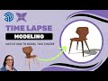 Sketchup Time Lapse Modeling - Pike Chair - Watch how to model this cool chair using SubD!