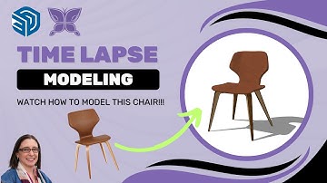 Sketchup Time Lapse Modeling - Pike Chair - Watch how to model this cool chair using SubD!