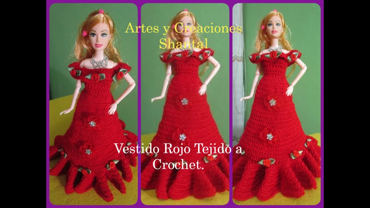 Rojo Tejido a Crochet. YouTube