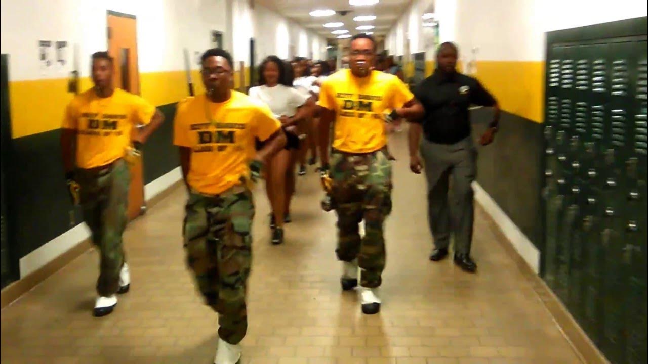 JD Auxiliary Tryouts 2016 Marching Out YouTube