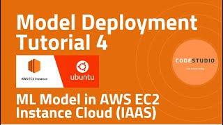 Model Deployment Tutorial 4 - ML Model in AWS EC2 Instance Cloud(IAAS)