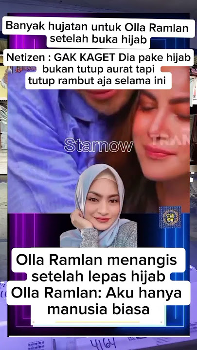 Netizen : gak heran Olla Ramlan buka hijab #ollaramlan #gosipterbaru #shorts #viralshorts