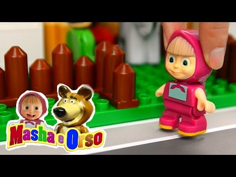 MASHA E ORSO 3 Episodio - Andiamo allo zoo Mattoncini PlayBig Cartoni animati per bambini italiano