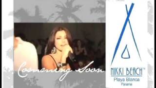 Nikki Beach Panama Promo For Hot Properties Tv Host Brianna Meighan Roselyn Sanchez Chris Noth