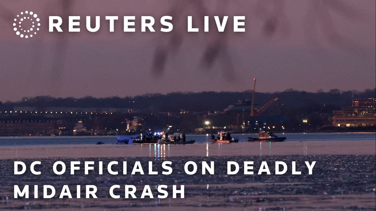 LIVE: DC officials speak after deadly helicopter-plane midair crash ...