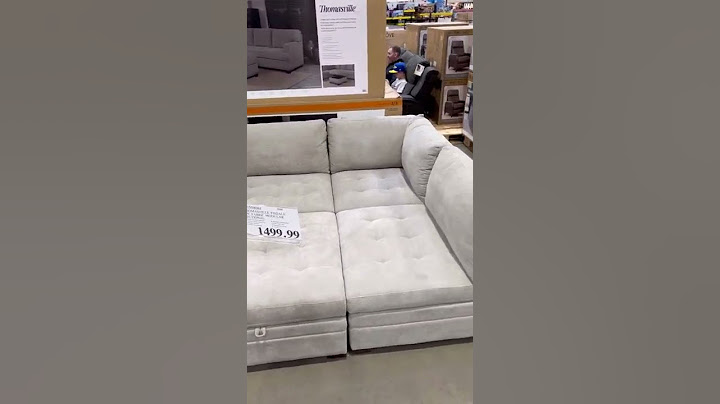 Costco had the modular sofas!