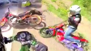 Bike Ride Ends In Motorcycle Rumble