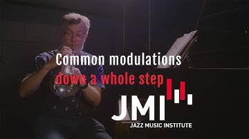 Common Modulations Down a Whole Step