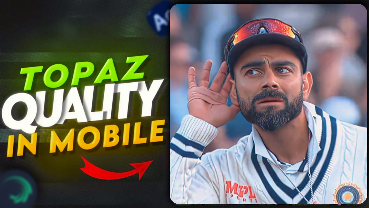 Exact "TOPAZ" like Cricket QUALITY in Android 🤯 (No BS Guide) Part2