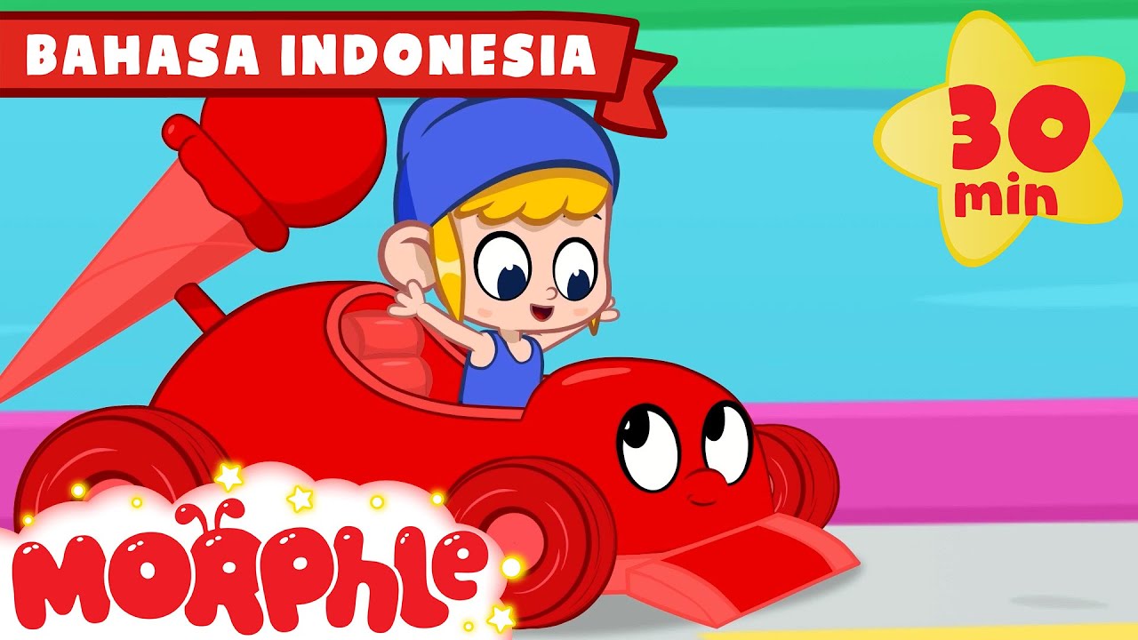 ⁣Mobil Balap Es Krim | Morphle dalam bahasa Indonesia | Video untuk Anak-Anak