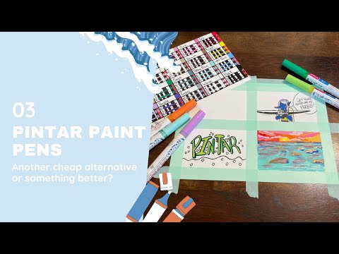 How to use paint markers and spray paint on a canvas