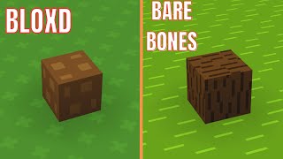 Bloxd.io TexturePack vs BareBones | Texture Pack Comparison